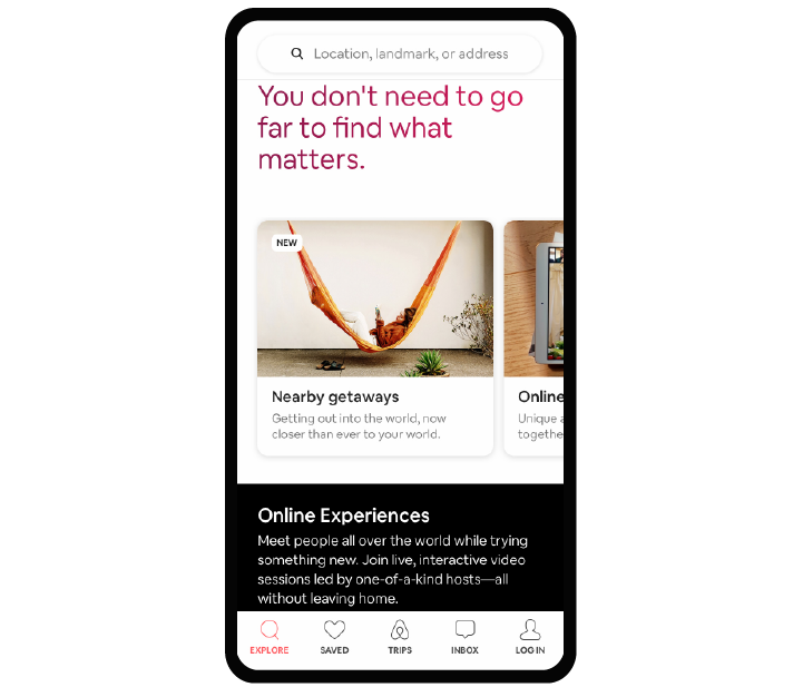 Airbnb mobile app